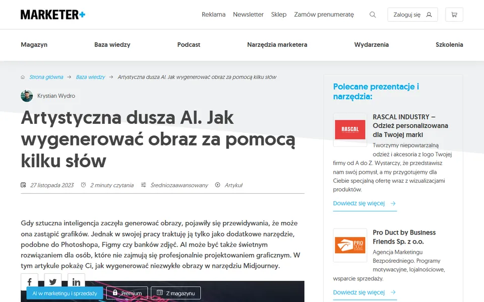 Artystyczna dusza AI